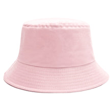 将图片加载到图库查看器,Sydbecs Solid Color Bucket Hat for Women Men, Reversible Cotton Summer Sun Beach Fishing Cap(Pink)