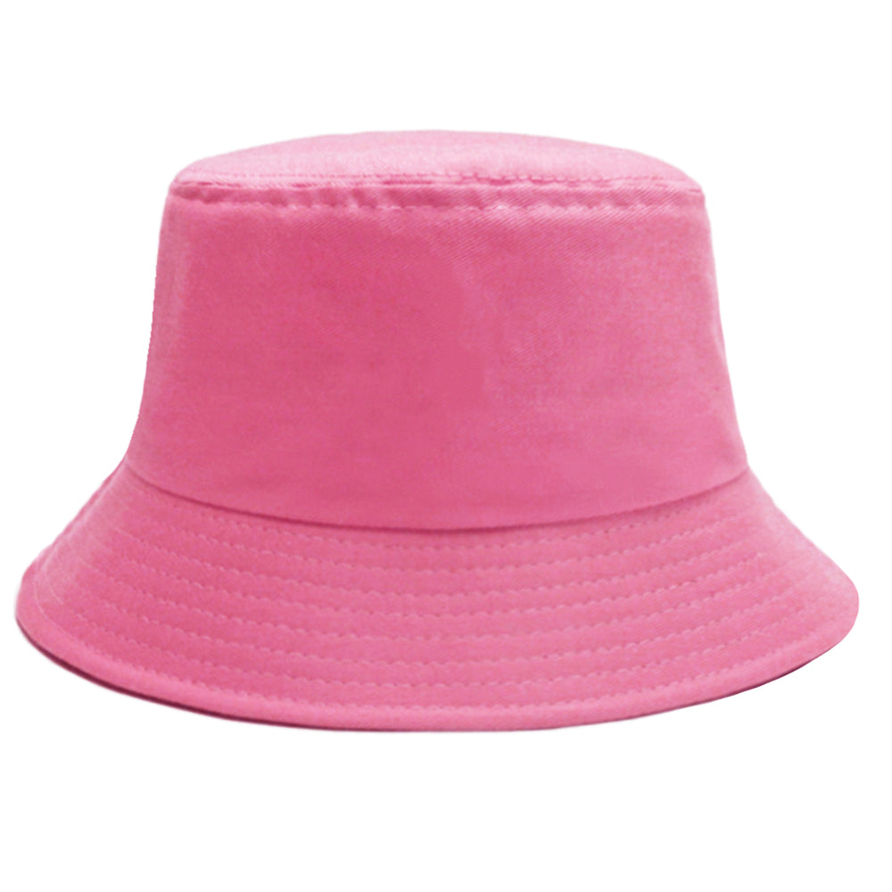 Sydbecs Bucket Hat for Women Men, Reversible Cotton Summer Sun Beach  Fishing Cap Solid Color Style