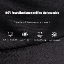 将图片加载到图库查看器,Sydbecs Solid Color Bucket Hat for Women Men, Reversible Cotton Summer Sun Beach Fishing Cap(Black)