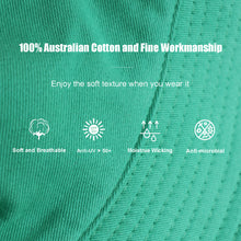 将图片加载到图库查看器,Sydbecs Solid Color Bucket Hat for Women Men, Reversible Cotton Summer Sun Beach Fishing Cap(Green)